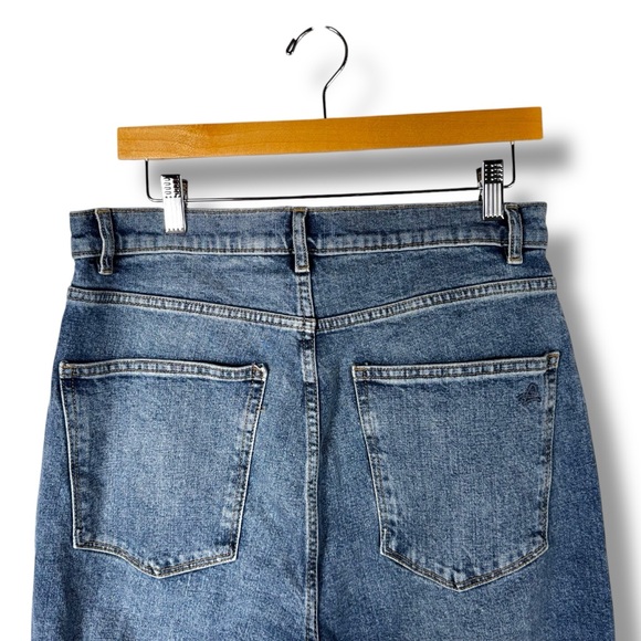 DL1961 Emilie Straight Ultra High Rise Vintage 31" Jeans, Dark Oasis, Size 30 - Picture 13 of 15